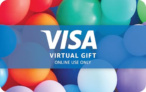 Visa Virtual $200 eGift Card (plus $6.95 Purchase Fee) - For Online Use Only