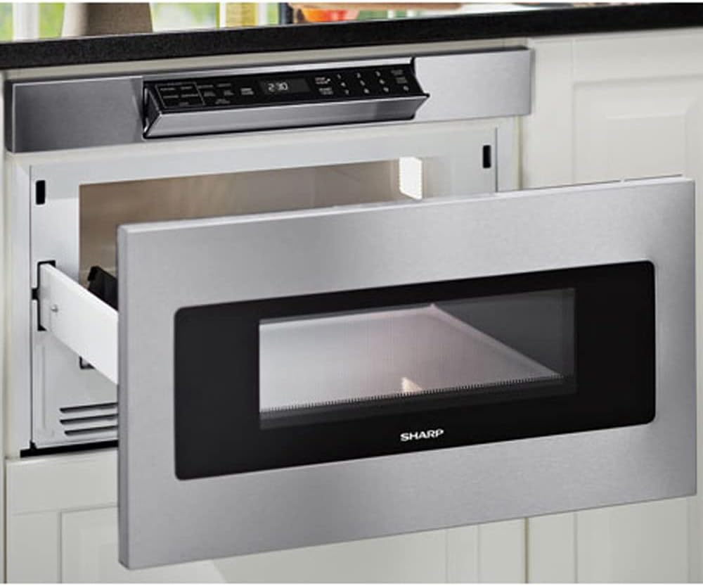 SHARP SMD3070ASY 30 inch 1.2 cu. ft. 950W Stainless Steel Microwave Drawer Oven Bundle with 3 YR CPS Enhanced Protection Pack (E93SHSMD3070ASY)