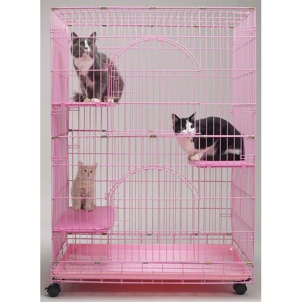 ProSelect Black Foldable Cat Cage