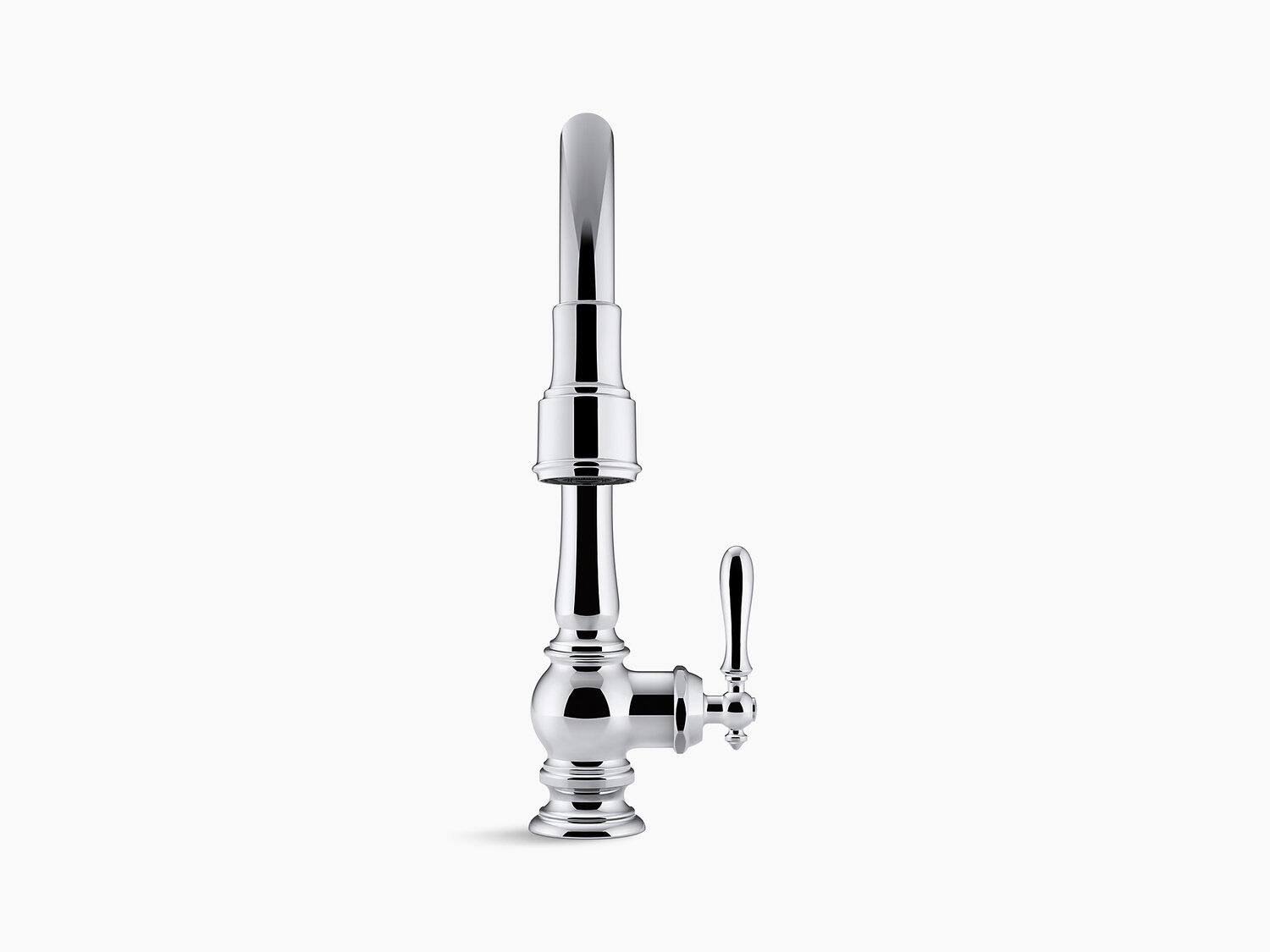 Kohler K-99261-SN Artifacts Single Handle Pull Down Kitchen Faucet - Vibrant Polished Nickel