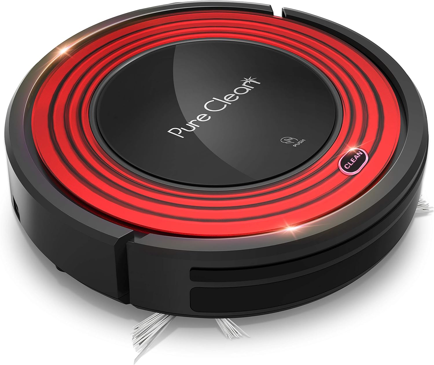 Robot Vacuum Cleaner and Dock - 1500pa Suction w/ Scheduling Activation and Charging Dock - Robotic Auto Home Cleaning for Carpet Hardwood Floor Pet Hair & Allergies Friendly - Pure Clean PUCRC95