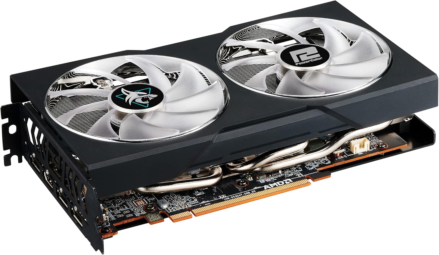 PowerColor Hellhound AMD Radeon RX 6600 Graphics Card with 8GB GDDR6 Memory