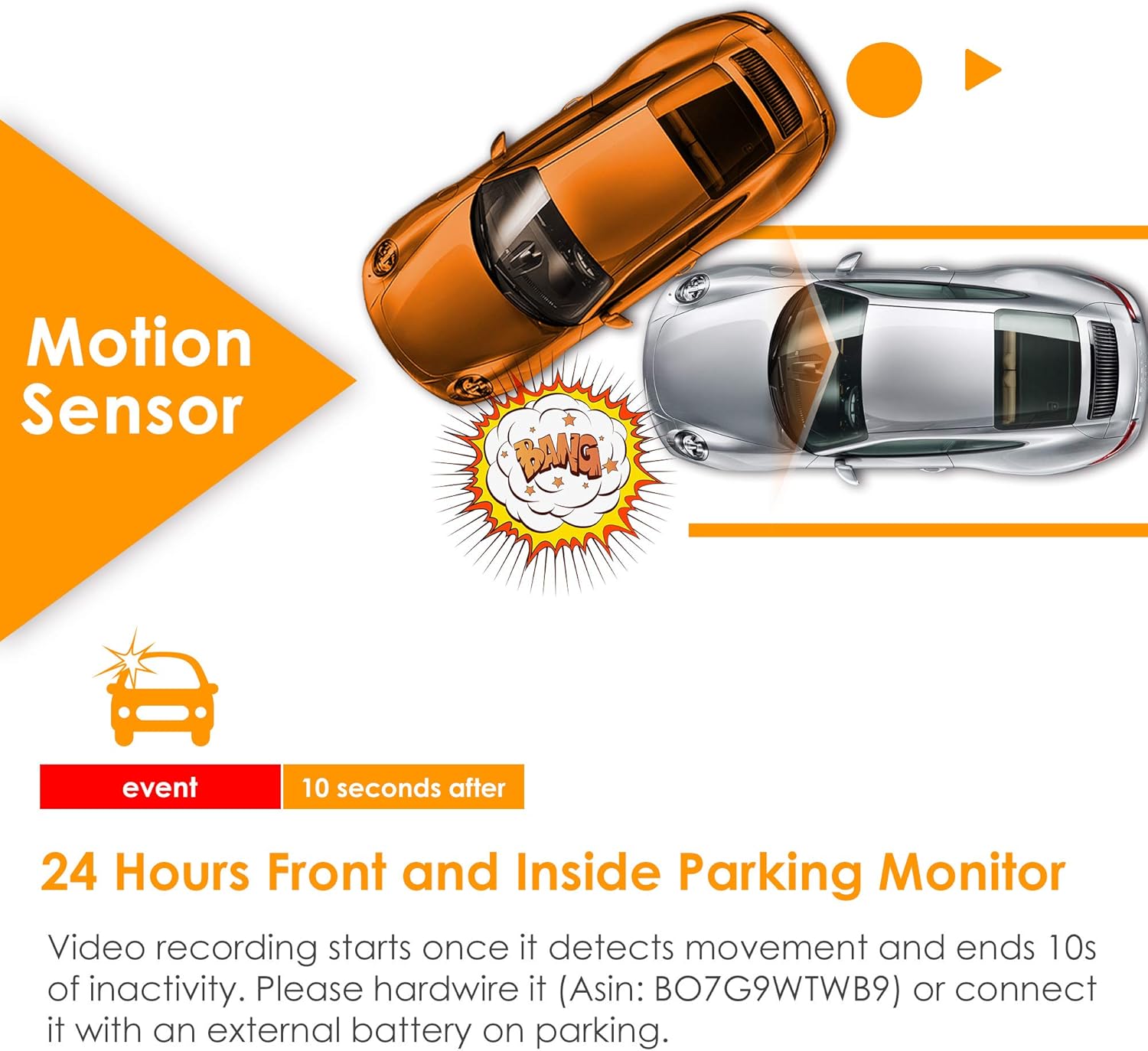 Vantrue N2 Pro Uber Dual 1080P Dash Cam, 2.5K 1440P Front Dash Cam, Front and Inside Loop Dash Camera with Infrared Night Vision, 24hr Motion Detection Parking Mode, Accident Record, Support 256GB max