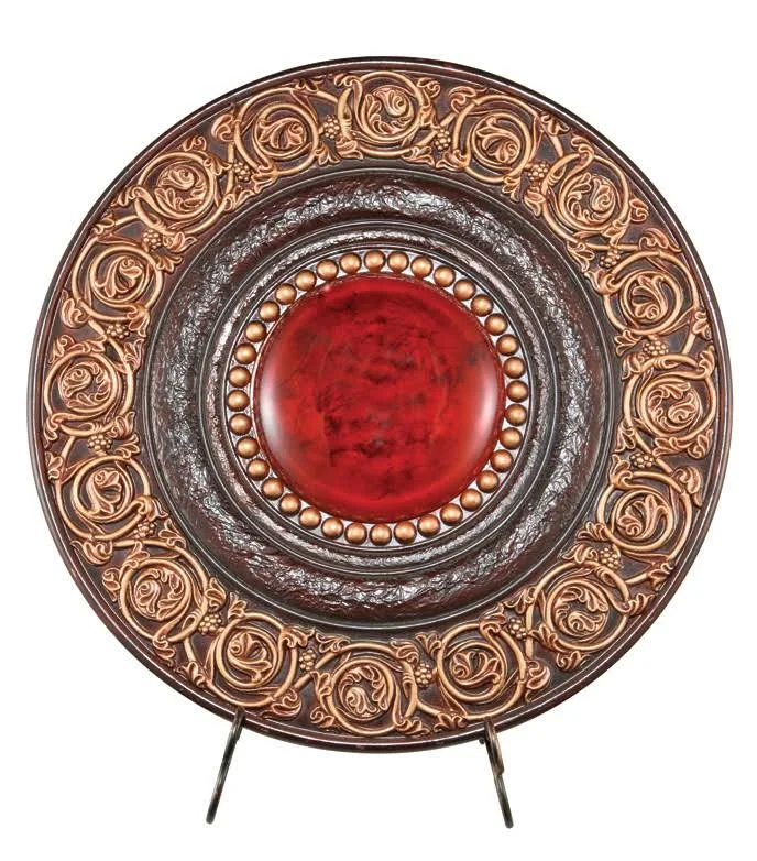 Ok Lighting Ruby Decorative Plate-OK-4193P