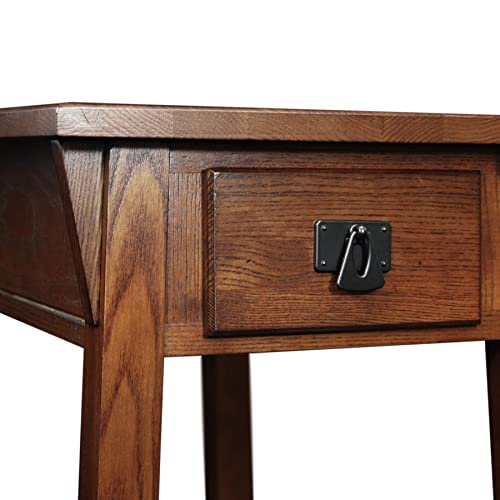 Leick Home SINCE 1914 Mission 60 inch TV Stand & Favorite Finds Mission, 48 in x 16 in x 30 in (D x W x H), Medium Oak
