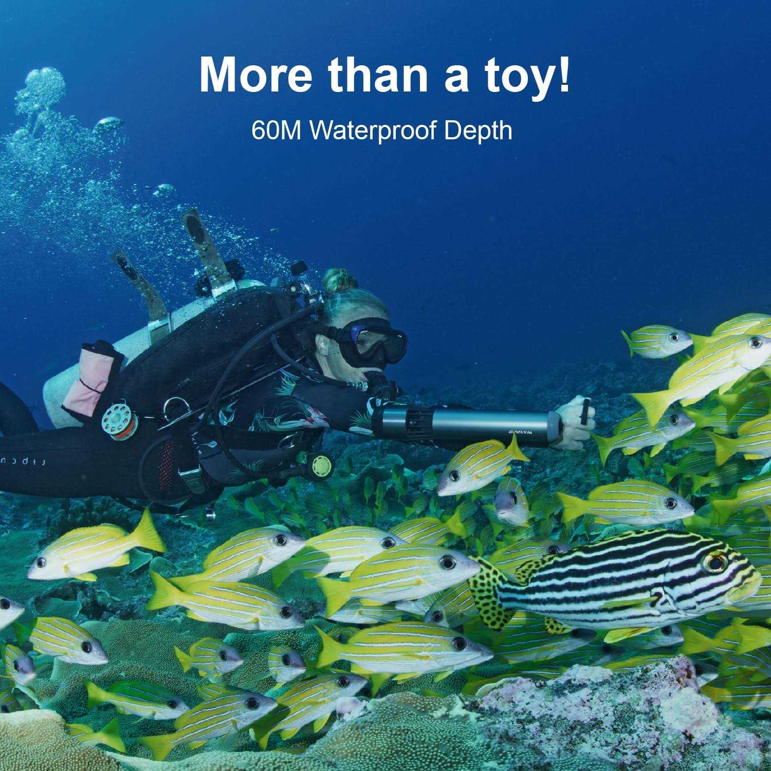 Subnado Underwater Scooter Water Scooter for Adults&amp;Kids Underwater Pool Scooter - Shop Hardware Tools Online Store