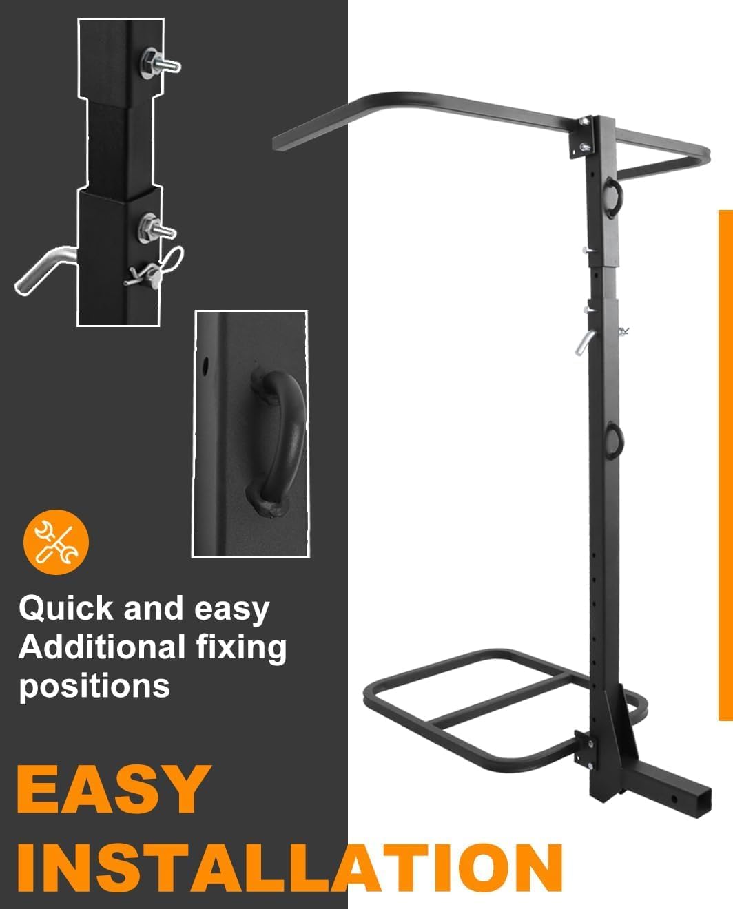 Upgraded Kayak Rack for RV Truck SUP Vertical Kayak Rack