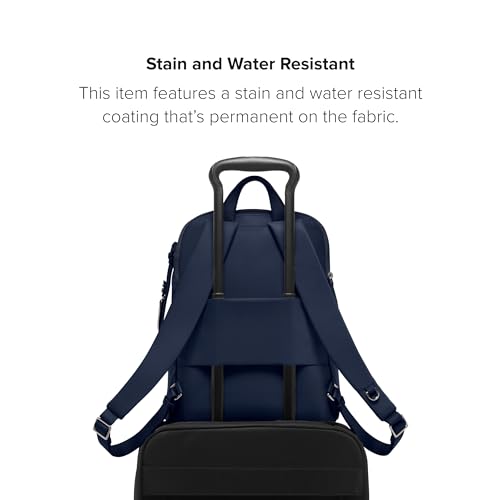 TUMI - Voyageur Halsey Backpack - Travel Backpack - For Business, Fashion, Commute - Holds Up to 14" Screens - Black & Gold