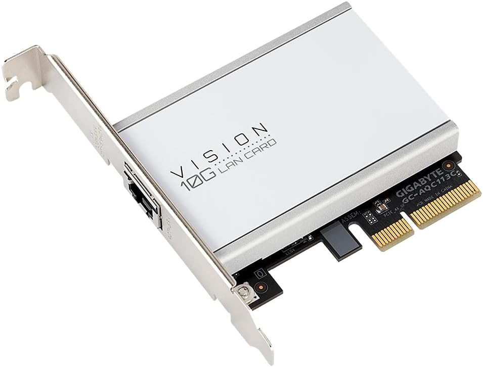 GIGABYTE GC-AQC113C (10GbE Network Adaptor PCI-E 4.0 Card with RJ-45 Port)
