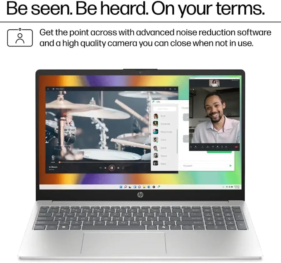 HP 15.6" Touchscreen Business Laptop Computer - Intel 13th Core i3-1315U(Up to 4.5GHz), Intel UHD Graphics, Anti-Glare, Windows 11 Pro (16 GB RAM,512GB SSD)