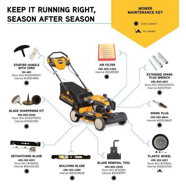 Cub Cadet SC300HW 21 in. 159 CC front-wheel Drive 3-in-1 High Rear Wheel Self Propelled Gas Walk Behind Lawn Mower