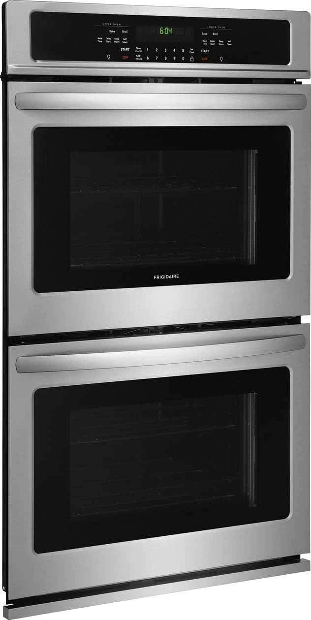 Frigidaire FFET2726TS 27 Inch 7.6 cu. ft. Total Capacity Electric Double Wall Oven with 2 Oven Racks, in Stainless Steel