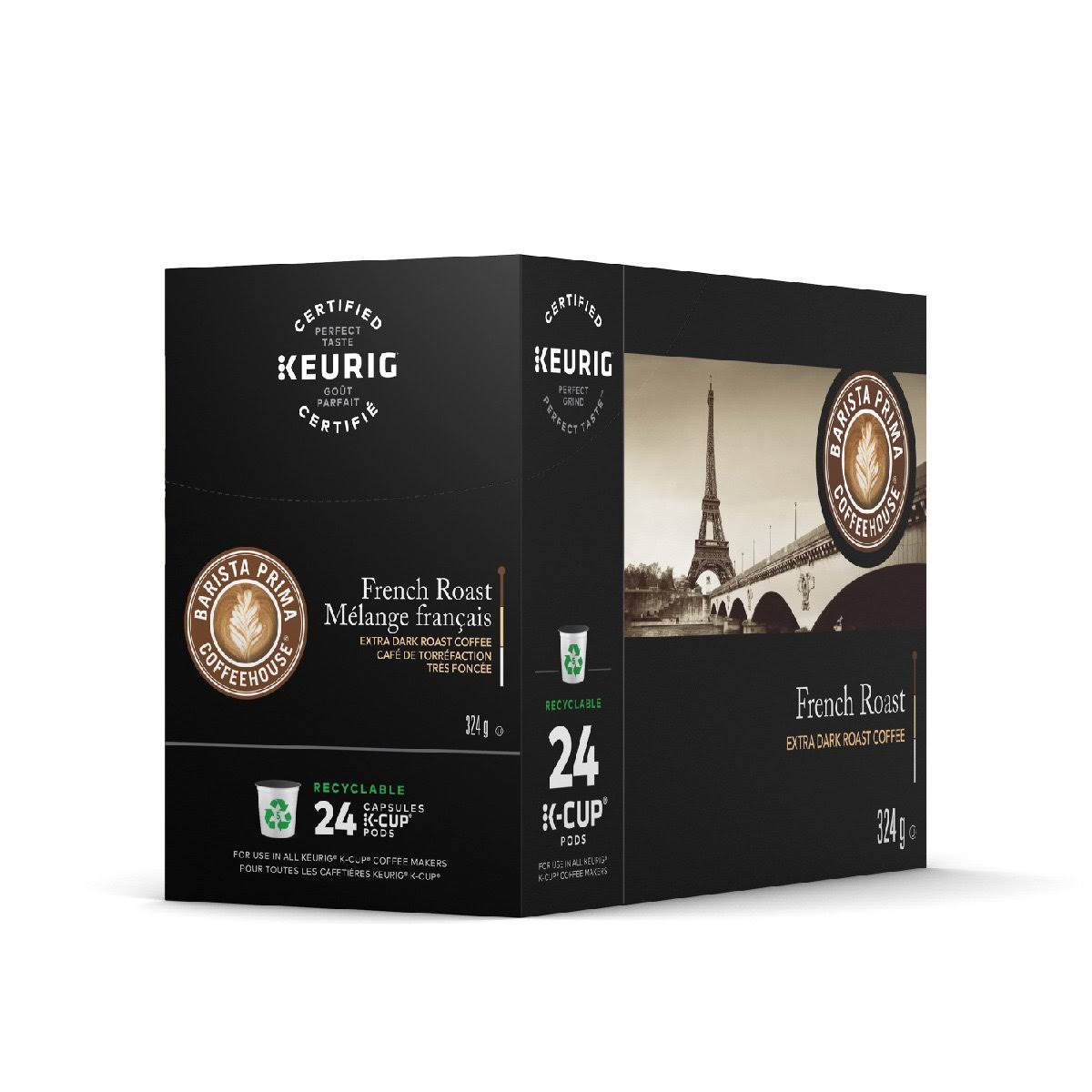 Barista Prima - French Roast (Case of 96 K-Cup Recyclable Pods)