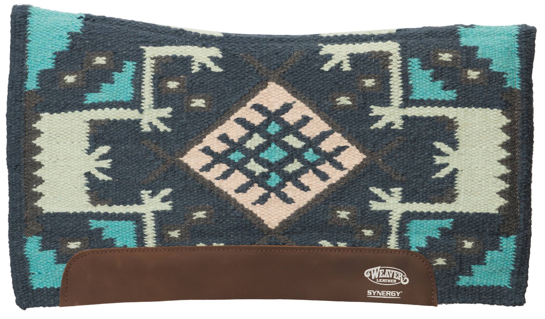 Weaver Synergy Flex Contour Performance Saddle Pad 32x32 Indigo