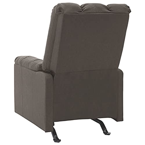 Reclinable Chair Massage Recliner Recliner Wingback Chair TV Chair Recliner Brown Fabric Suitable for Lounge, Bedroom, Living Room, Study Room.