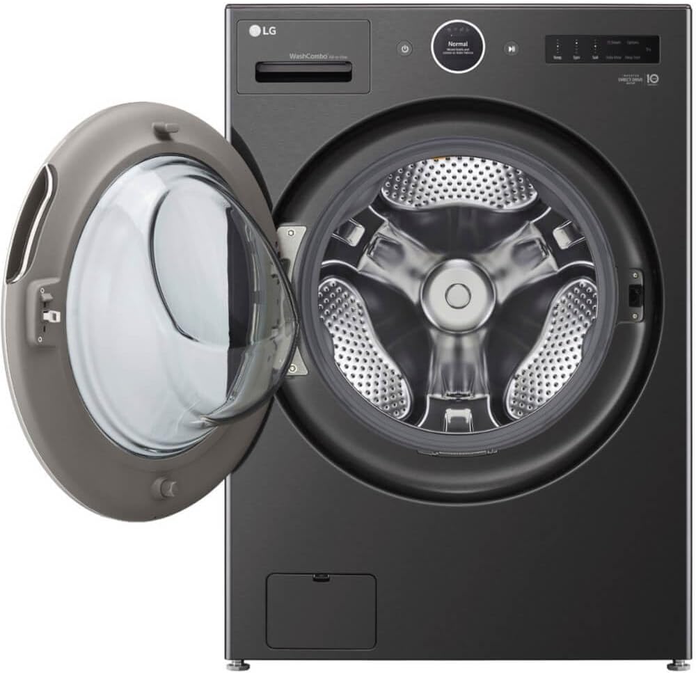 LG WM6998HBA Ventless Washer/Dryer Combo LG WashCombo All-in-One 5.0 cu. ft. Mega Capacity with Inverter HeatPump Technology and Direct Drive Motor