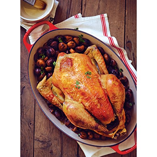 Le Creuset Enameled Cast Iron Signature Oval Dutch Oven, 5 qt. , Cerise