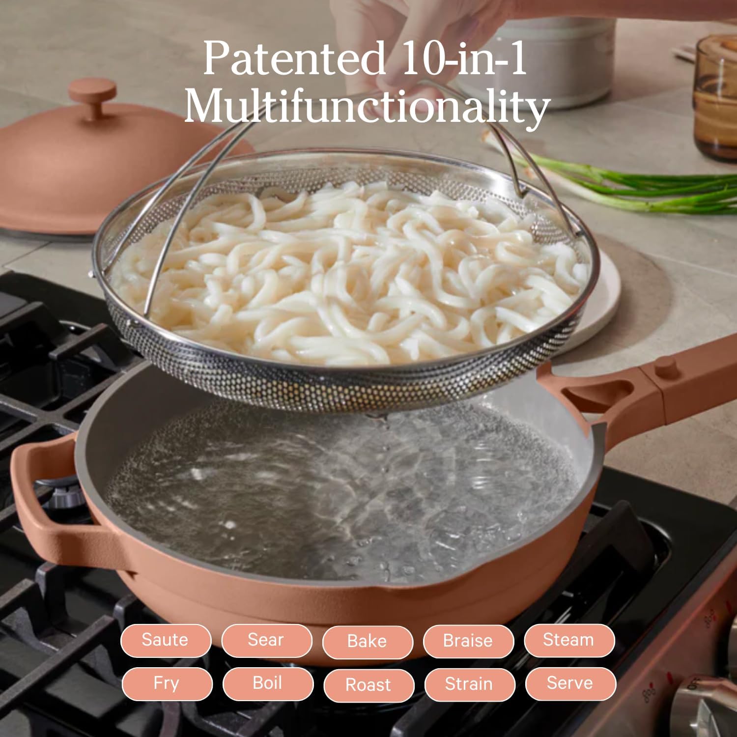 Our Place Home Cook Duo - Always Pan 2.0 & Perfect Pot Bundle | Multi-Functional Cookware Set Replaces 18 Pieces | Spice