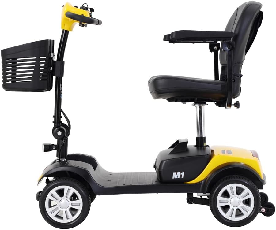 Mobility Scooter for Seniors, 300W 4 Wheel Electric Powered Wheelchair Device, 4.97 Mph, 10 Miles Range, Wheelchair Alternative, 300lbs Weight Capacity