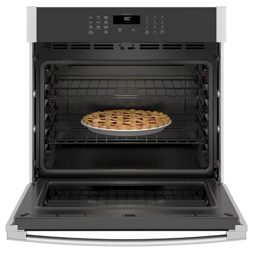 Ge Jts3000 30" Wide 5 Cu. Ft. Single Electric Oven - Stainless Steel
