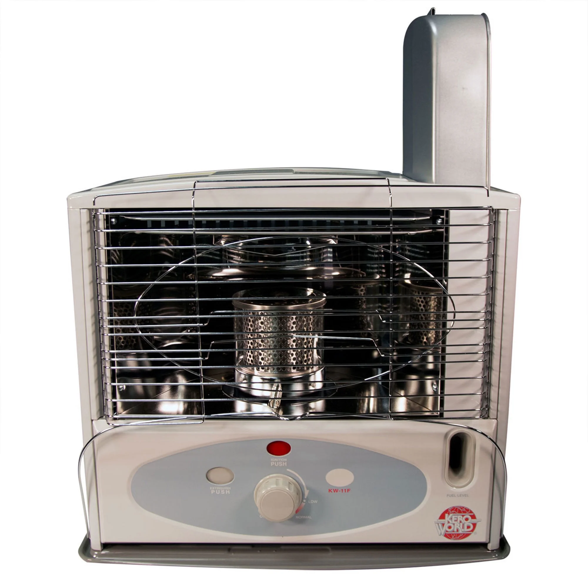 Kero World 10,000 BTU Kerosene Wick Heater with Sure-Seat Chimney System