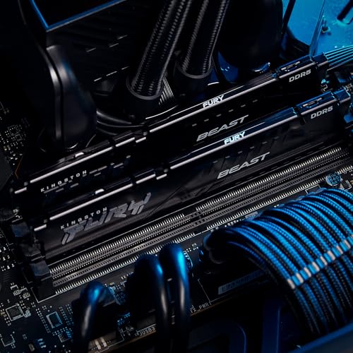 Beast 64GB (2x32GB) 6000MT/s DDR5 CL30 Desktop Memory | AMD Expo | Plug N Play | Kit of 2 | KF560C30BBEK2-64