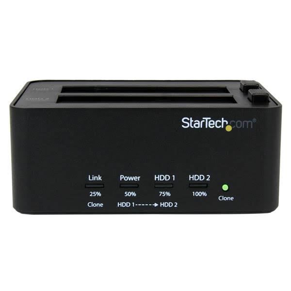 Startech USB 3.0 to 2.5/3.5x22 SATA Hard Drive Docking Station and Standalone HDD/SSD Duplicator