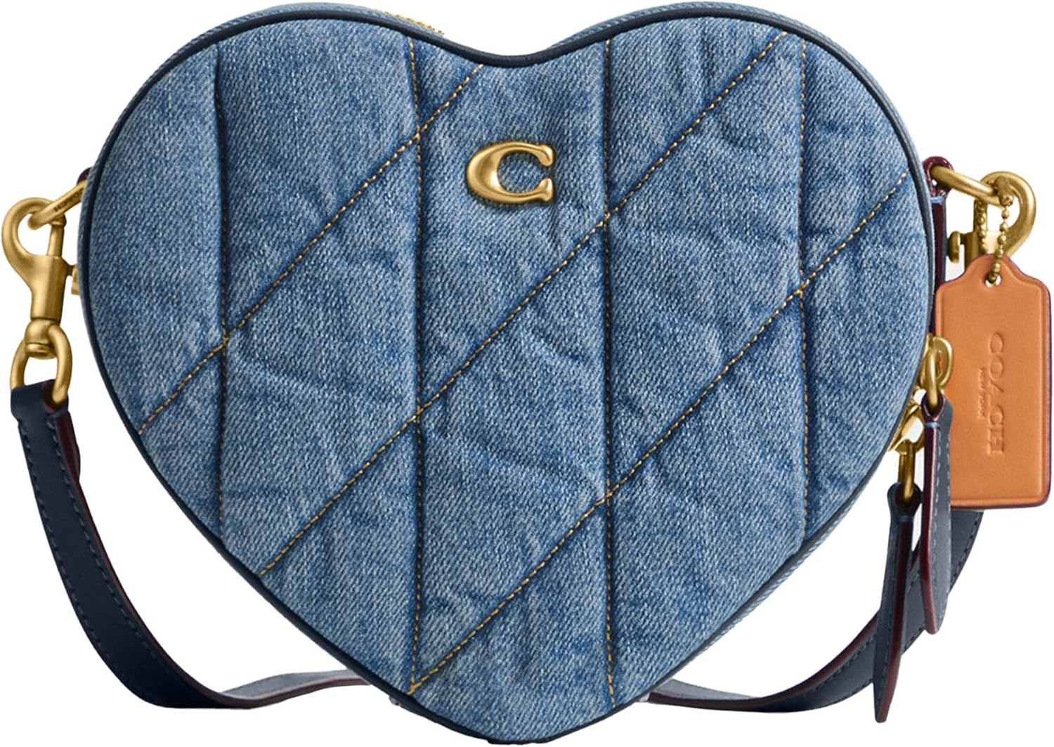 Coach Heart Crossbody, Indigo