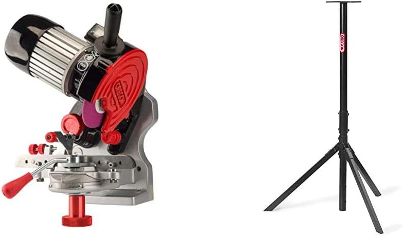 Oregon Professional Compact 120-Volt Bench Grinder, Universal Saw Chain Sharpener, for All Chainsaw Chains (410-120)