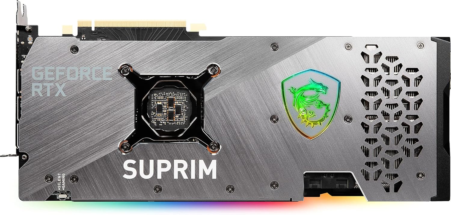 MSI Gaming GeForce RTX 3070 Ti 8GB GDRR6X 256-Bit HDMI/DP Nvlink Torx Fan 4 RGB Ampere Architecture Graphics Card (RTX 3070 Ti Suprim X 8G)