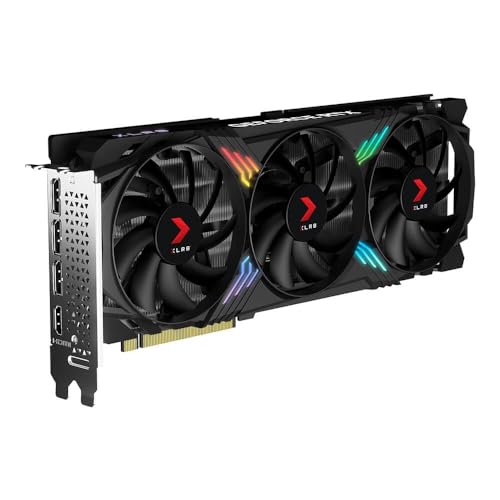 PNY GeForce RTX™ 4070 Super 12GB Verto™ OC Dual Fan Graphics Card DLSS 3 (NVIDIA GeForce SFF-Ready, 192-bit, GDDR6X, PCIe 4.0, HDMI/DisplayPort, Supports 4k, incl. Adapter, 2 Slot)