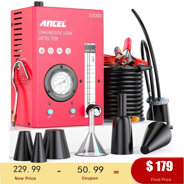 Ancel S3000 Car Smoke Machine Leak Detector All Pipe EVAP Vacuum Leakage Locator Automotive Truck - Curated Treasures Market