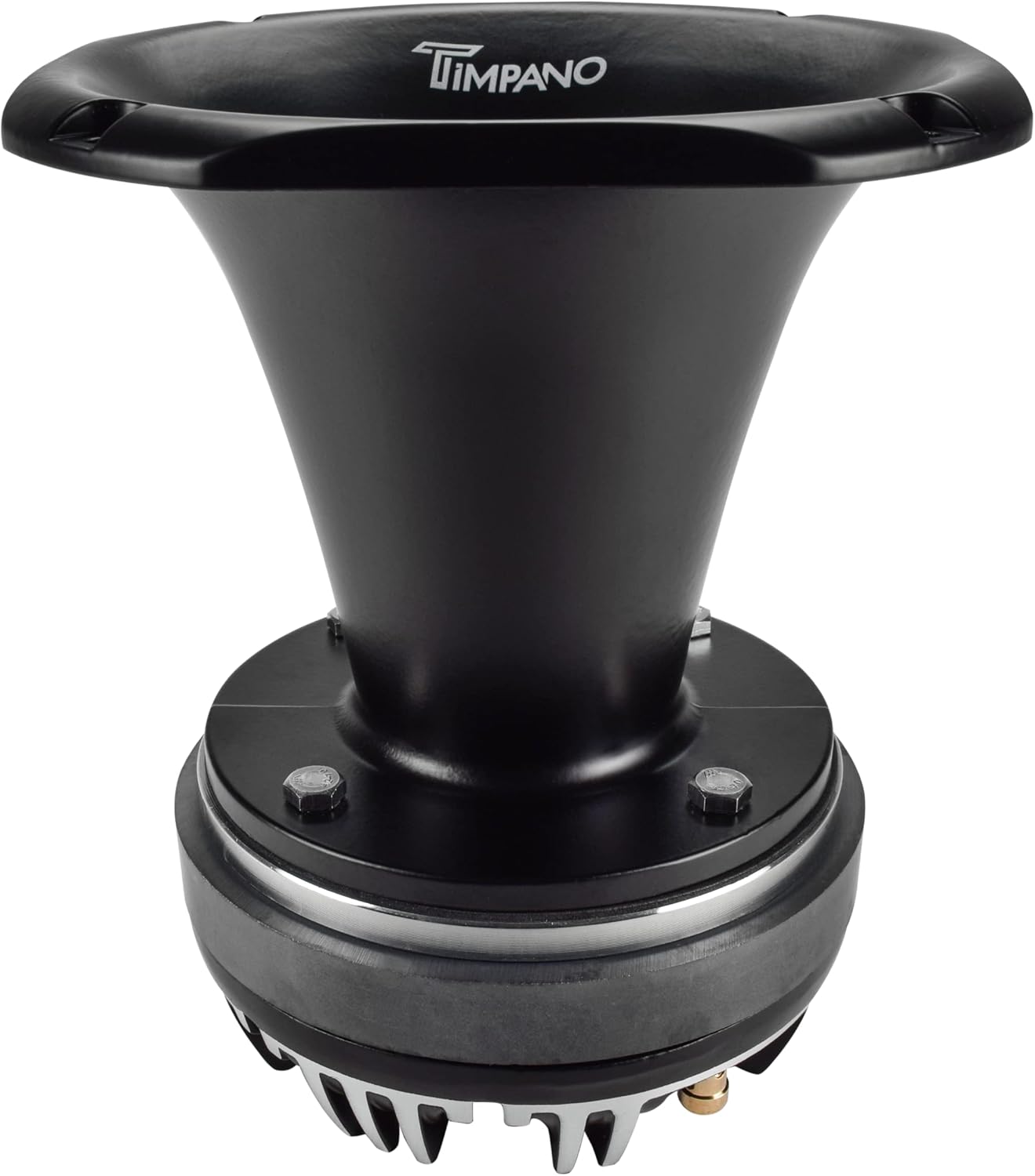 Timpano TPT-DH2000 PRO 2" Exit Compression Driver Horn 200 Watts Continuous Power 8 Ohm Pro Audio Aluminum Horn + Ferrite Driver Pack of 2