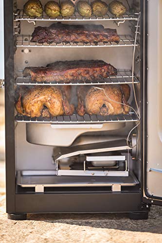 Masterbuilt MB20074719 Bluetooth Digital Electric Smoker, Stainless Steel