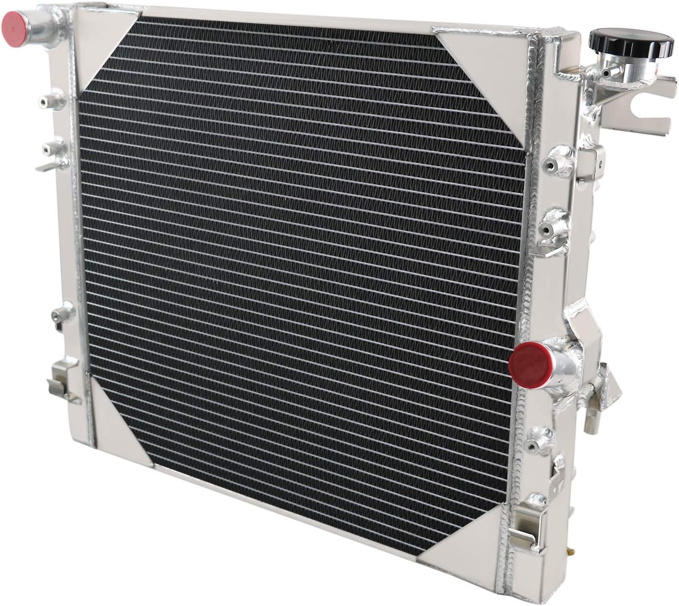 ALLOYWORKS 3 Row Full Aluminum Radiator For 2007-2018 Jeep Wrangler JK 3.6L 3.8L V6