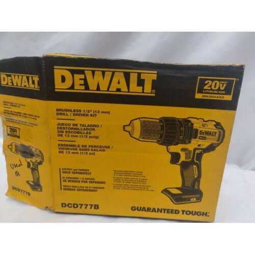 Dewalt 20V MAX Cordless Drill DCD777B - Shop Hardware Tools Online Store