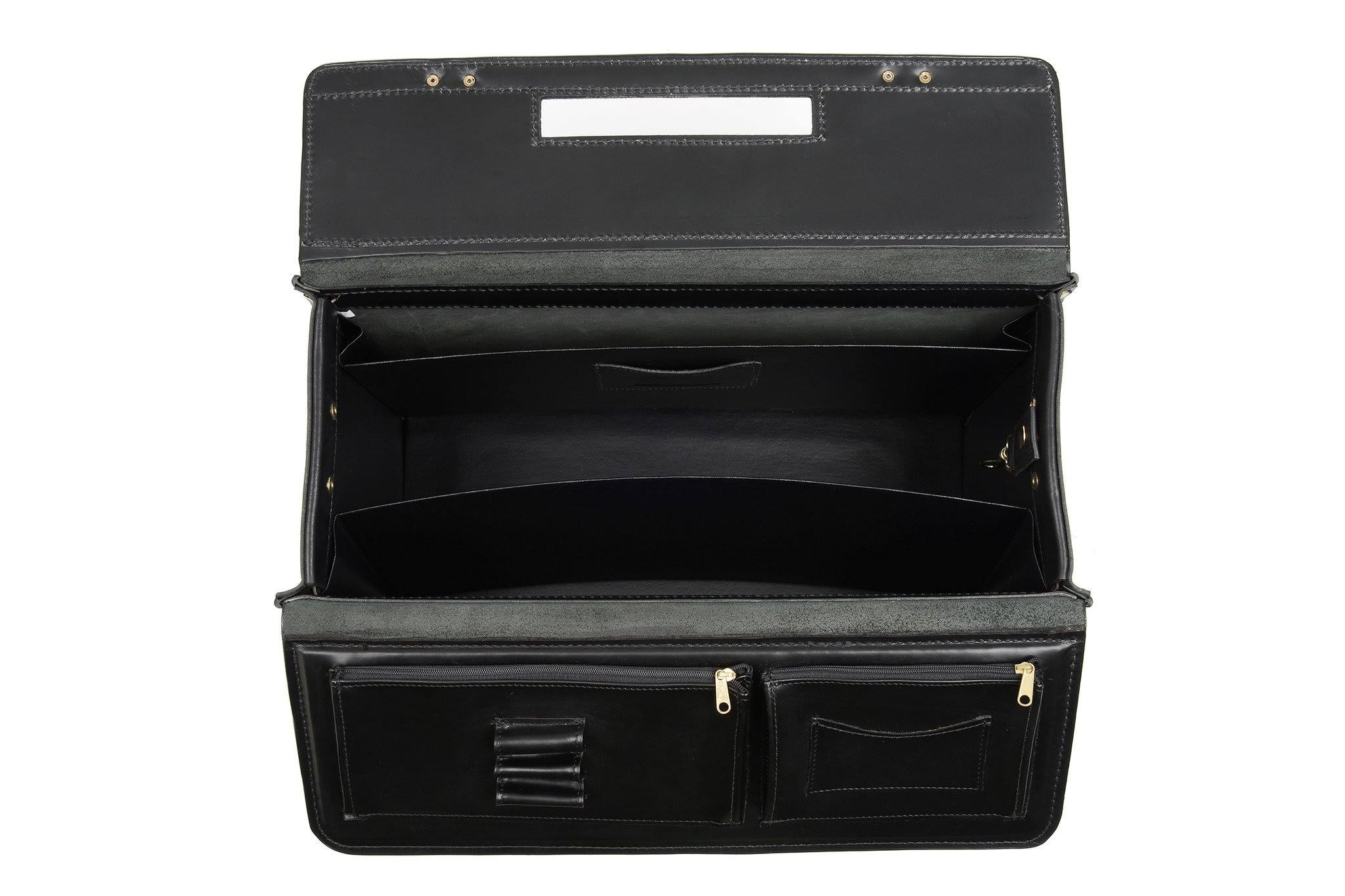 Korchmar Workhorse 18x22 Leather Catalog Case Black