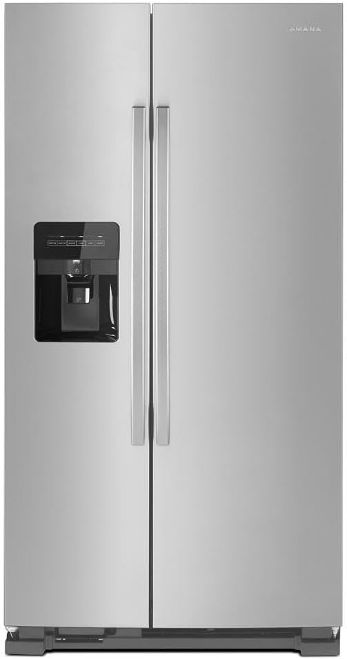 AMANA ASI2175GRS 21.4 Cu. Ft. Stainless Side-by-Side Refrigerator