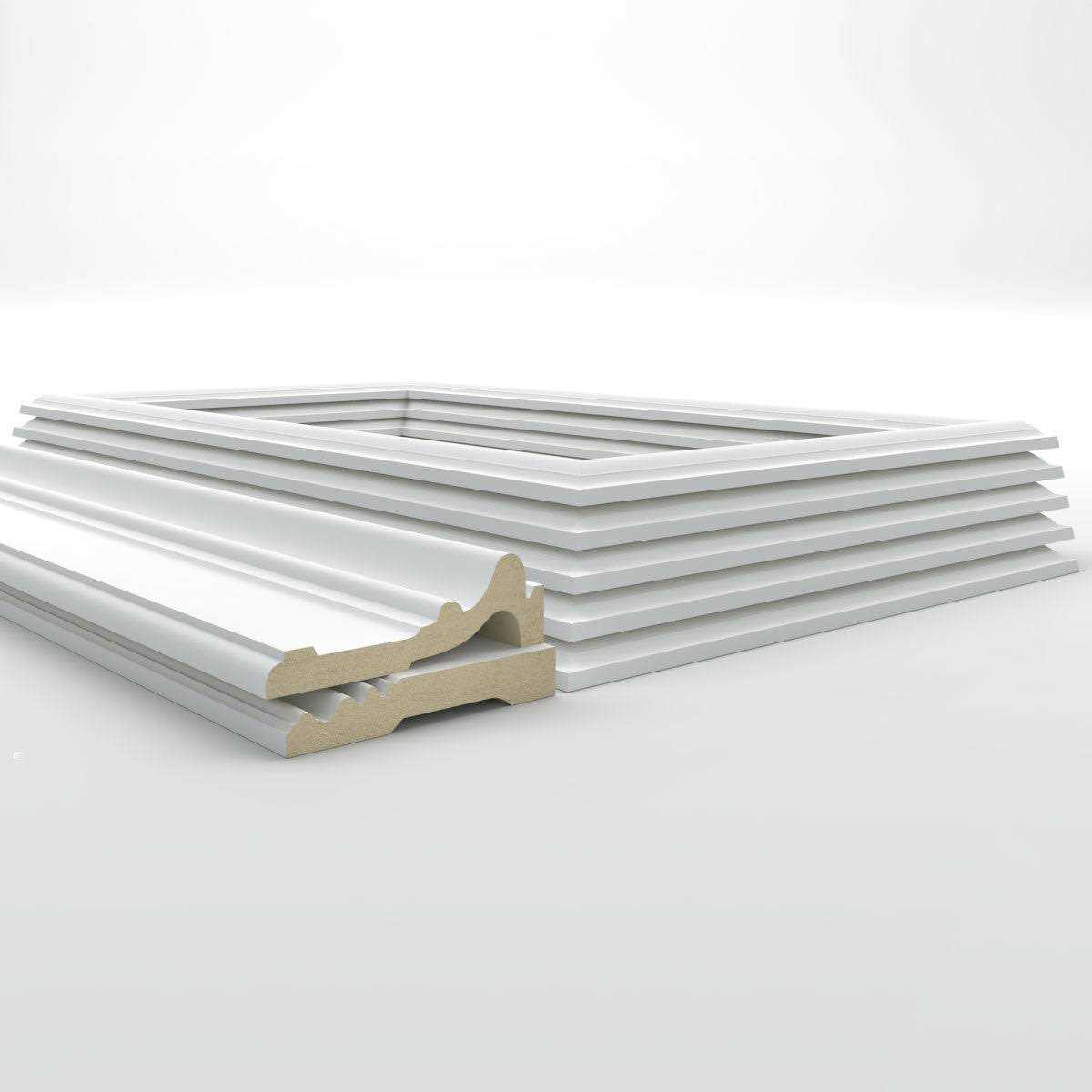 94 1/2L Ashford Square Panel Traditional Wainscot Paneling Kit Ekena Millwork - Shop Hardware Tools Online Store