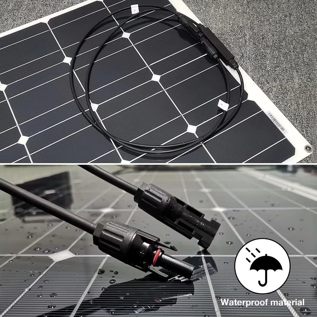Solar Panel Kit 1200W 4X 300W Ip67 Waterproof with 40A Controller Solar Panels High-Efficiency Solar Modules Suitable for Ships, Rvs and Other Off-Grid Applications
