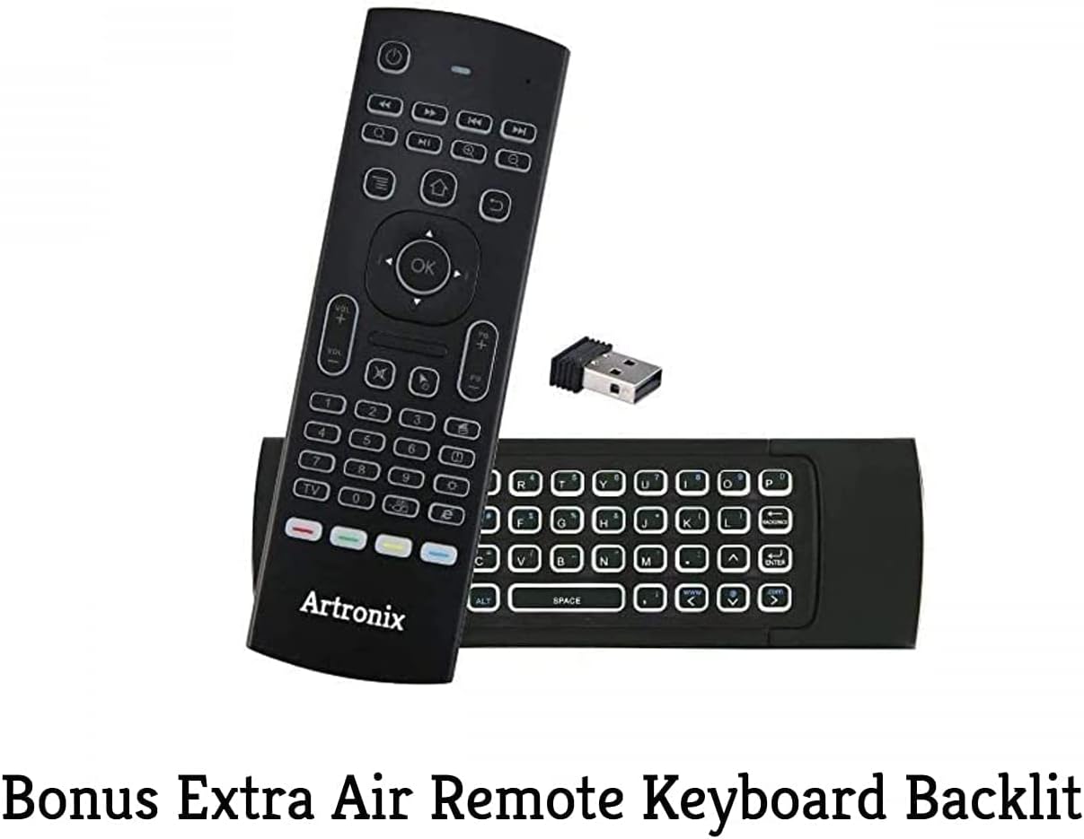 Formuler Z10 Android 10 Dual Band 5G LAN 2GB Ram 8GB ROM 4K + Extra Air Remote Keyboard Backlit + Extra Magnetic Car Mount