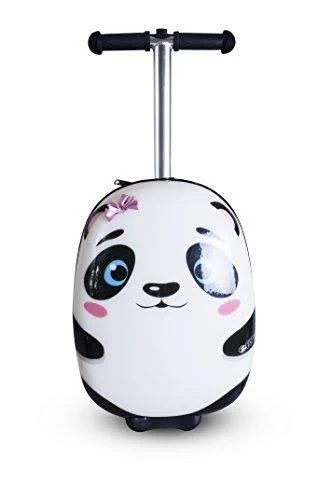 Flyte White Polly The Panda Scooter Suitcase