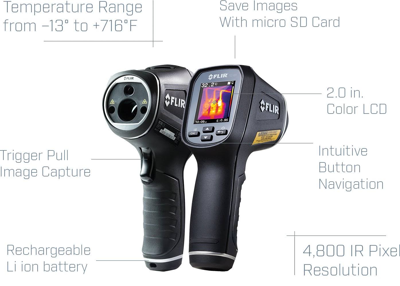 FLIR TG165-NIST Spot Thermal Camera