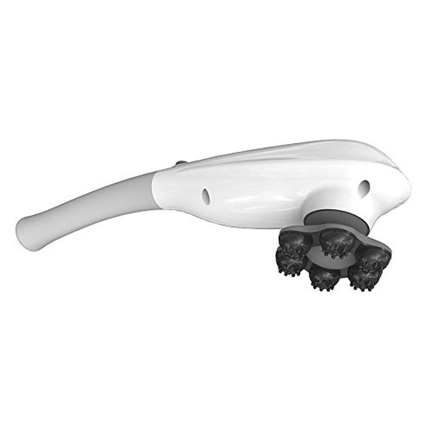 Pure-Wave CM5 Extreme Power Neck, Back u0026 Foot Percussion Massager Handheld (White)