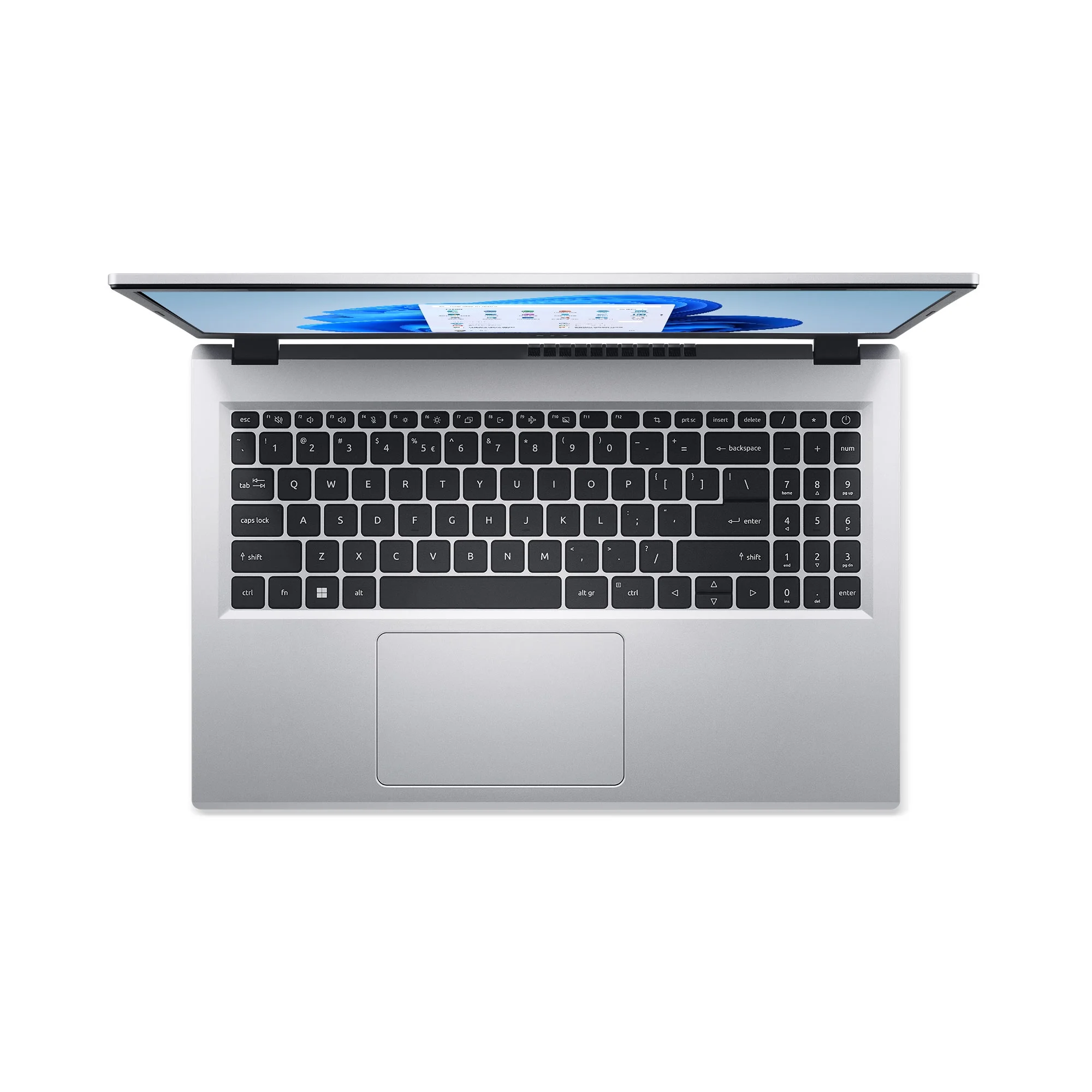 Acer Aspire 3, 15.6" FHD, Intel Core i3-N305 UHD Graphics, 8GB LPDDR5, 128GB UFS, Windows 11 Home in S mode, Silver, NX.KPTAA.001