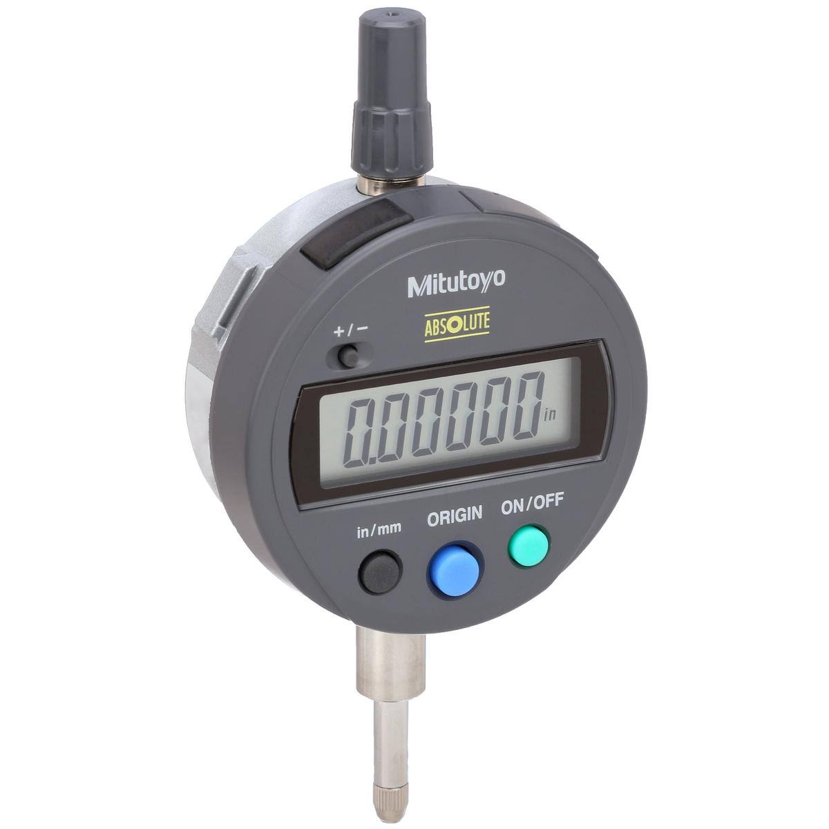 Mitutoyo 543-792 Digital Indicator,0.50 in Range,Lug Back