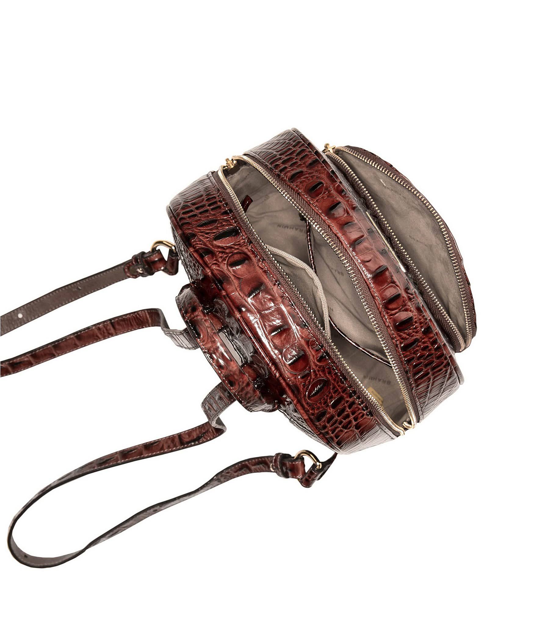 Brahmin Pecan Melbourne Collection Mini Dartmouth Backpack