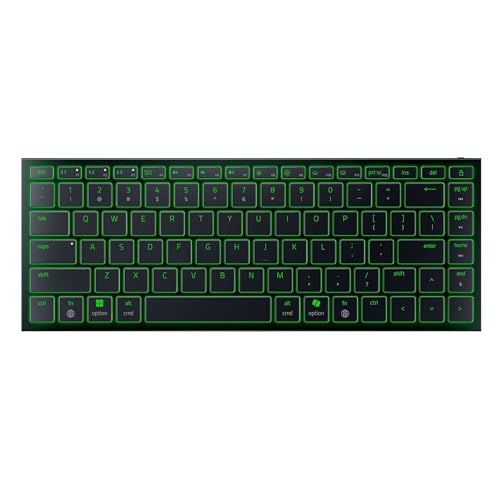 Razer Joro Portable Wireless Gaming Keyboard: Thin, Light, Compact - Chroma RGB - Low Profile Switches - Bluetooth - Long Battery Life - Snap Tap - For PC & Mac Laptops, Steam Deck, Smartphone, Tablet