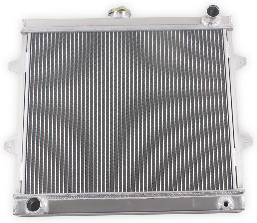 LUXERAD 3 Row Full Aluminum Radiator for 1972-1986 JEEP CJ5 CJ6 CJ7 J10 J20,1974-1975 Jeep Cherokee,1981-1985 Scrambler Radiator