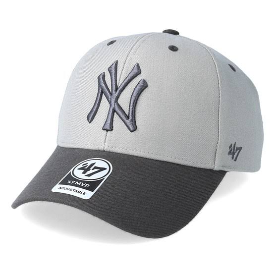47 Brand New York Yankees Two Tone MVP Cap - Grey